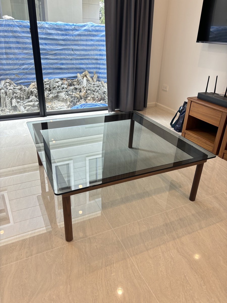 - Kofi - in Walnut 100x100 (Grey Tinted Glass)

---
24111601 SO2410.0025 P Ann
#iweb3 #krsuccess #furniture #photography #delivery #ssudjai #norsedelivery #Web3SocialMedia