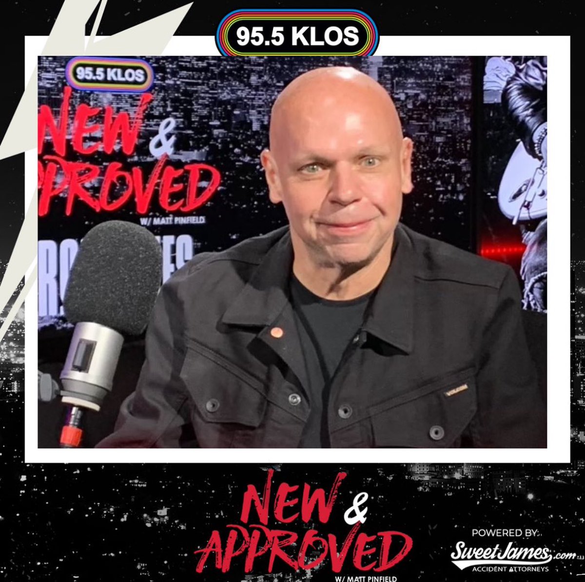 Matt Pinfield (@mattpinfield) on Twitter photo klos955 Tonight is the 200th episode of #NewAndApproved so the next 3 weeks we're celebrating with some of
<a href="/matthewpinfield/">Matthew Pinfield</a>'s greatest interviews!
You'll be hearing from #AngusYoung, #JoeElliot, #JoePerry, the late great #TaylorHawkins and more! Tune in to KLOS
tonight at 8PM to klos955 Tonight is the 200th episode of #NewAndApproved so the next 3 weeks we're celebrating with some of
<a href="/matthewpinfield/">Matthew Pinfield</a>'s greatest interviews!
You'll be hearing from #AngusYoung, #JoeElliot, #JoePerry, the late great #TaylorHawkins and more! Tune in to KLOS
tonight at 8PM to
