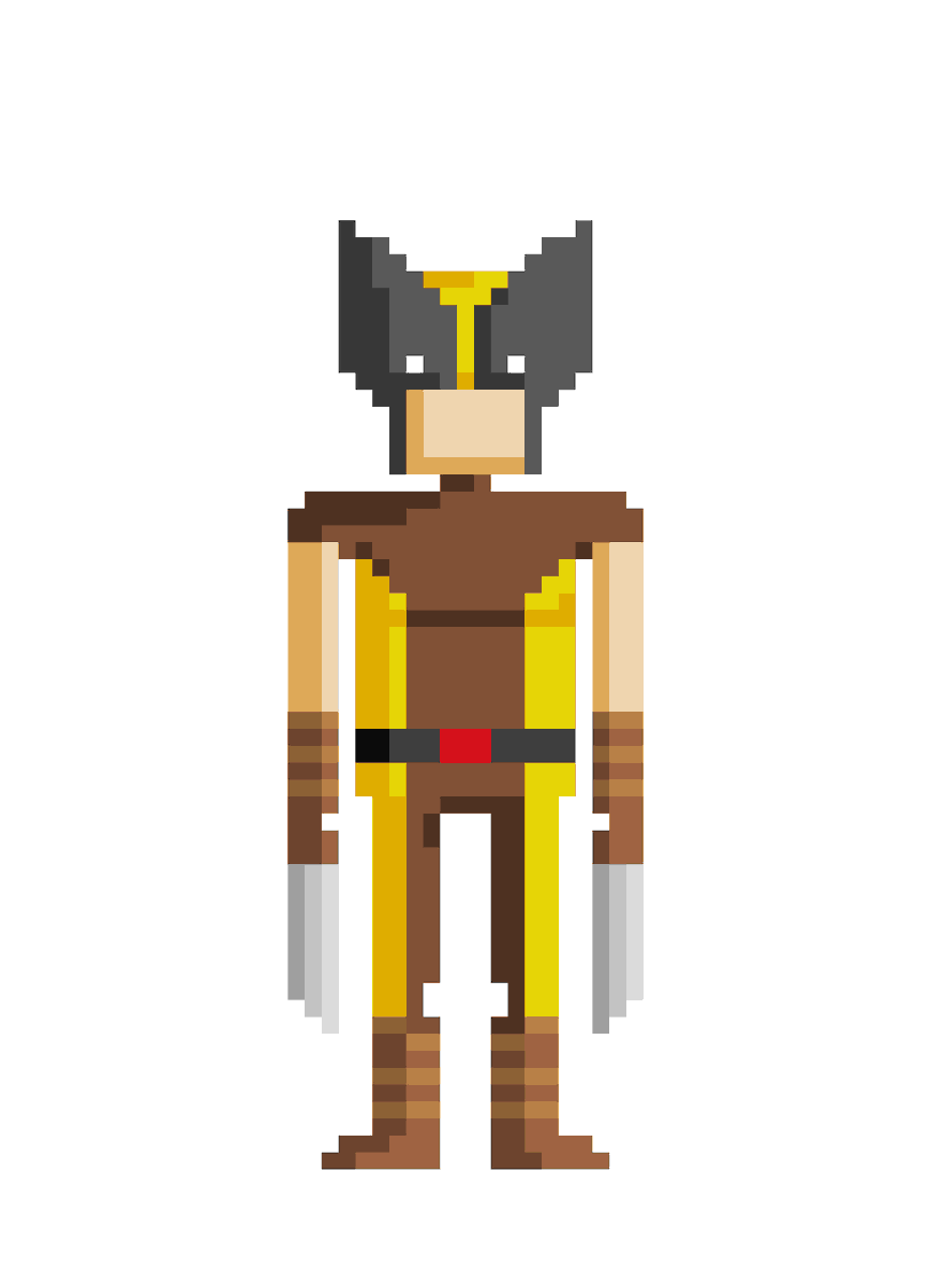 Block_Icons's tweet photo. Wolverine - Modern Brown Suit
#pixelart #comicart #fanart #retro #80s #1980s #8bit #cartoon #comics #animation #xmen #Wolverine #deadpoolandwolverine #Hulk #mcu #marvelcomics https://t.co/tsTP7zTjK8