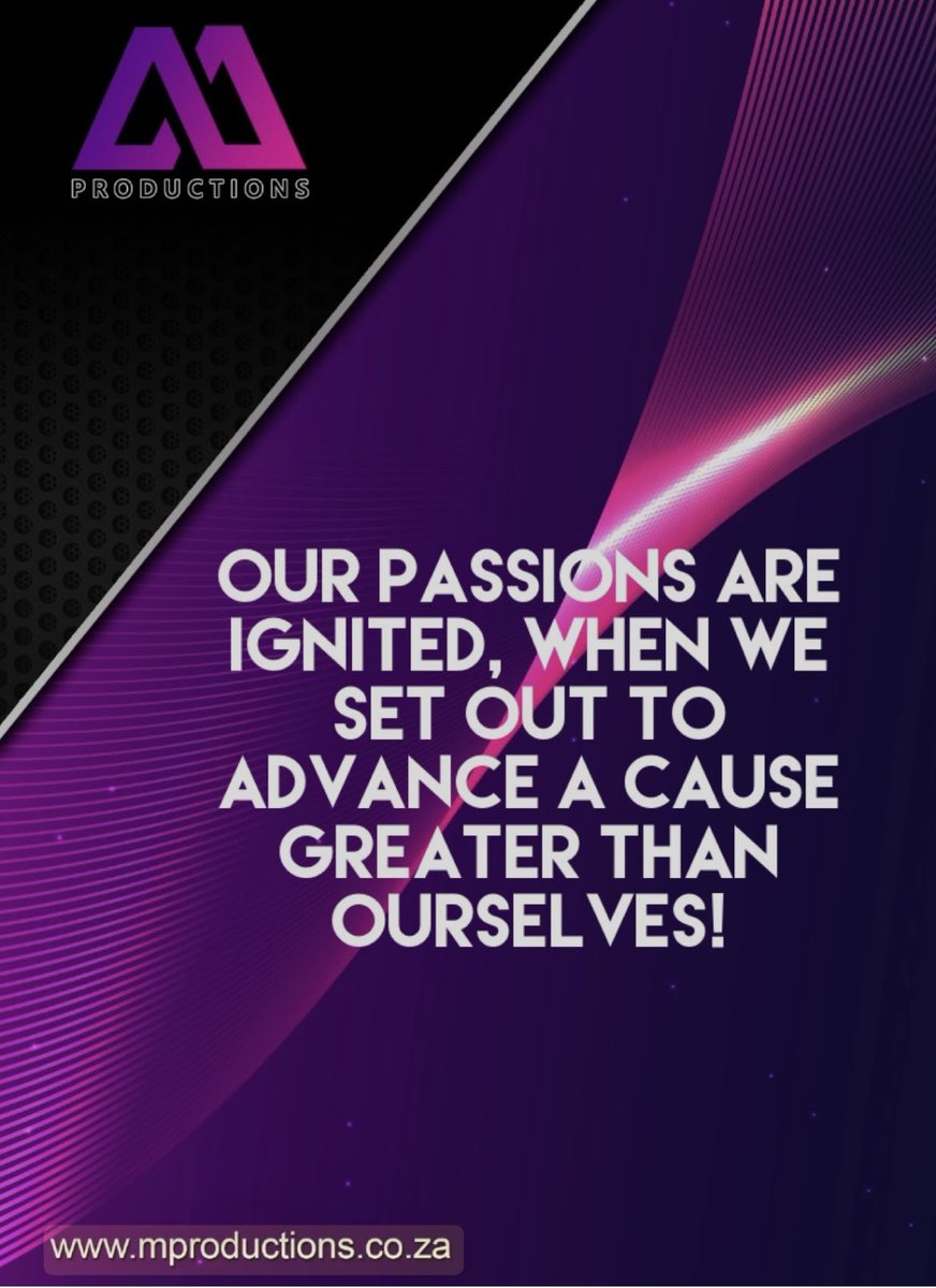 mproductionsjhb's tweet image. Everyday 💜 Motivation 

#mproductions 
#eventproductionscompany 
#audiovisual  
#passion 
#ineverythingwedo  
#loveofthegame
#eventcreators
#EntertainmentNews