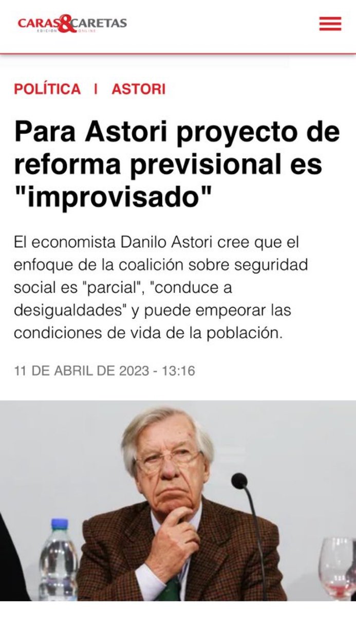 PedroApezteguia's tweet image. Otra mentira de Delgado. Astori no apoyó la ley de reforma previsional.