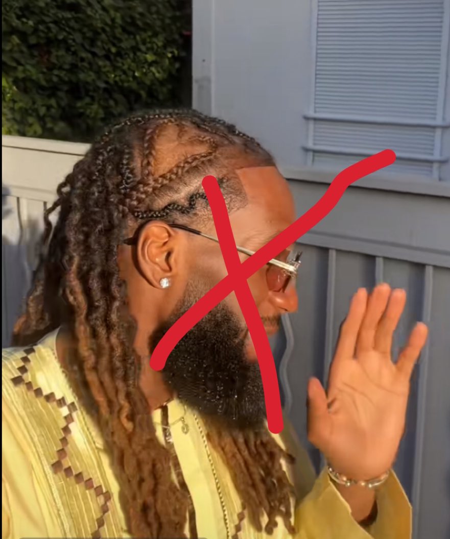 So_Ayiti's tweet photo. Déjà Salolo qu’est ce qui lui ai passé par la tête quand elle a choisis ce mec, il a des « nalocks » un mélange de 2 coiffures c’était sur qu’il allait jouer sur plusieurs tableaux #jemelangetout https://t.co/YoptKtGEFB