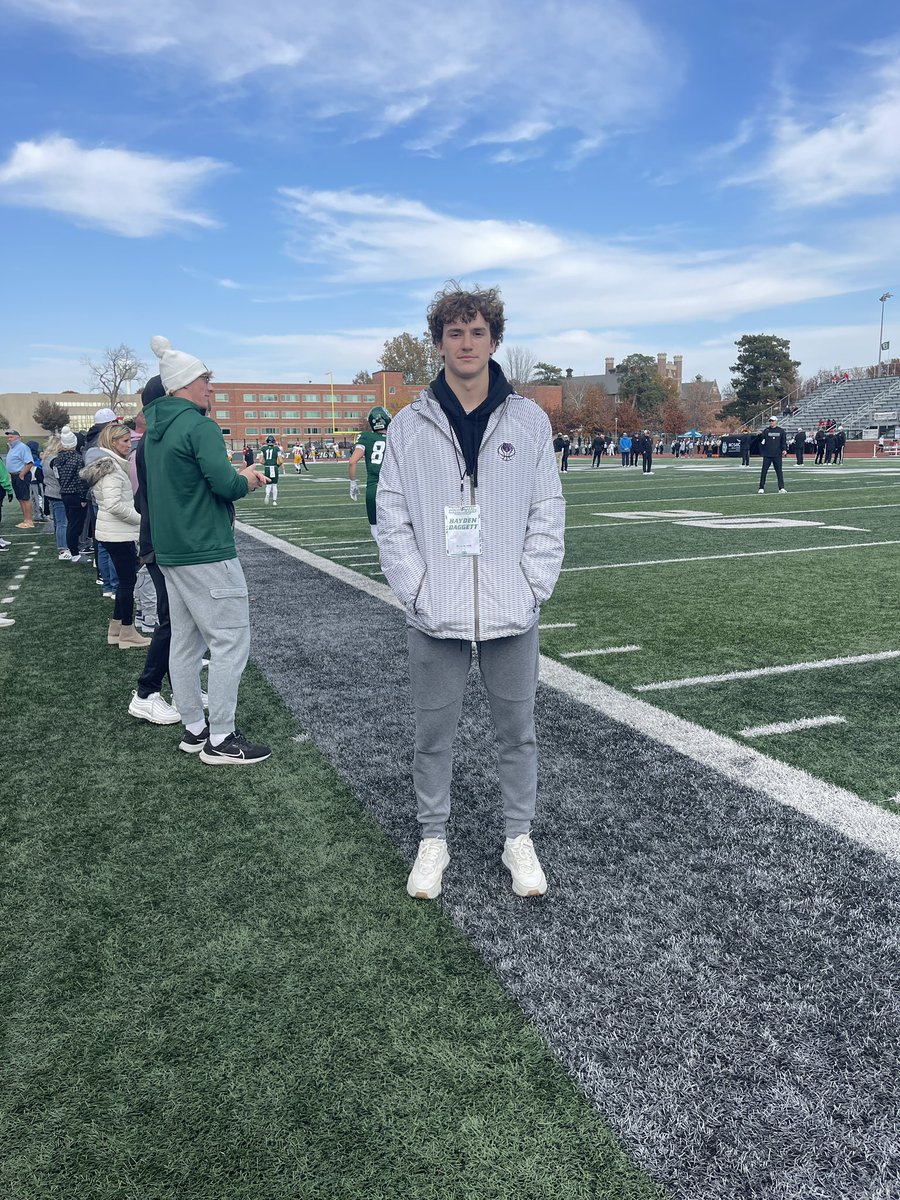 haydendaggett19's tweet photo. Thank you for having me out! Had a great time. @CoachNovak_NW @CoachWrightD @CoachRyanGent https://t.co/XJVxt4tgfU