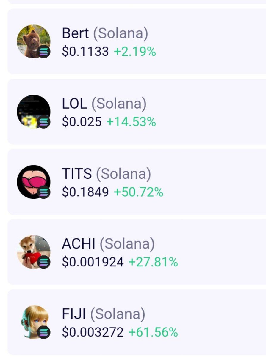 Upcoming Gainers signal tweet media