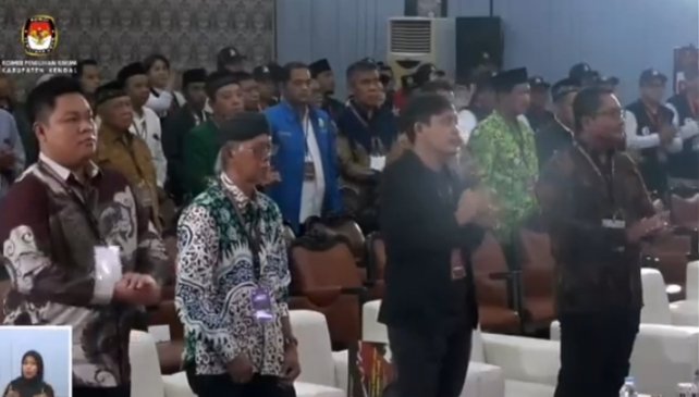 Siluet beberapa agenda dari sekian agenda pesta demokrasi pemilihan 2024.