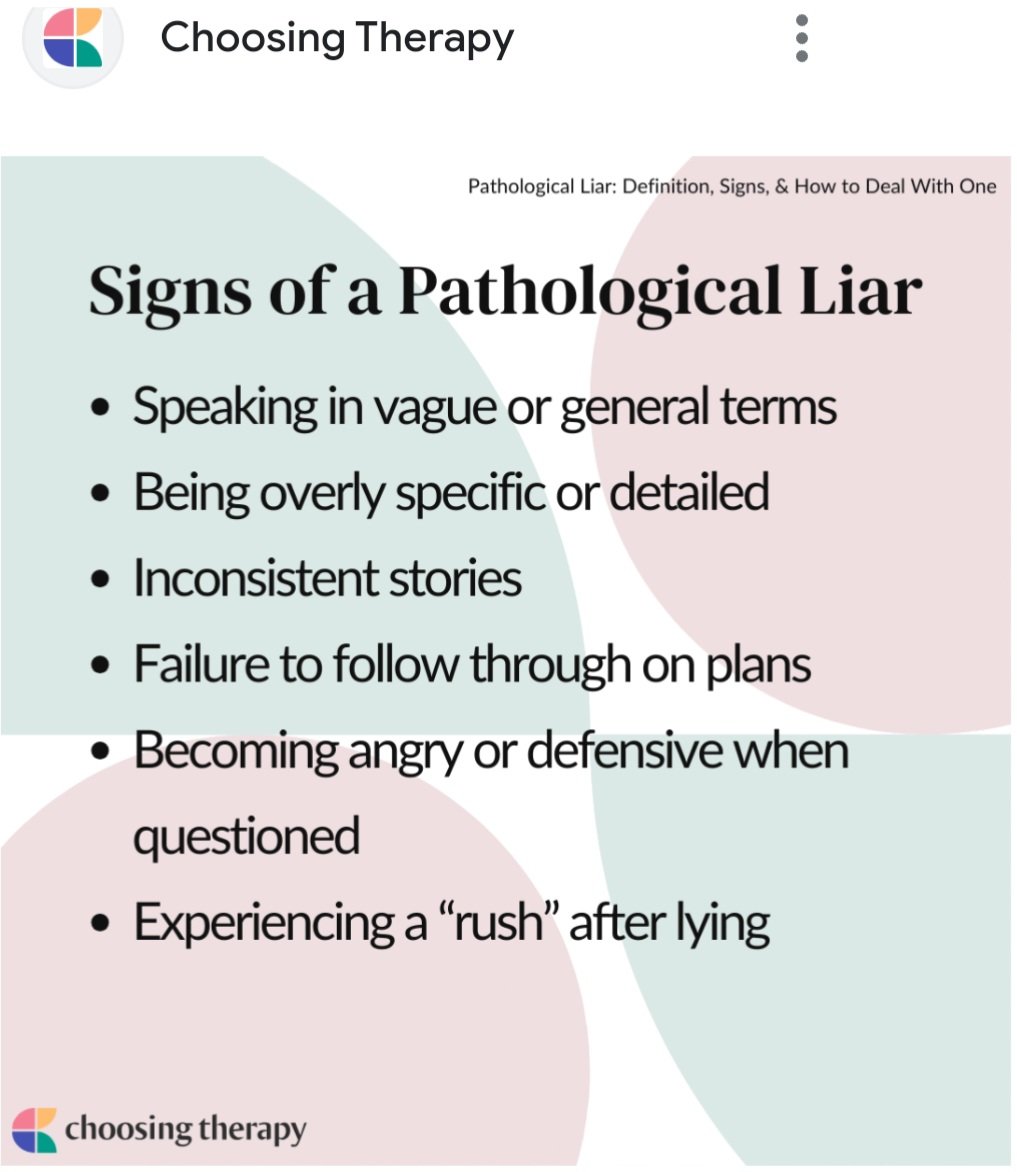Dear Raees Dr.Muizzu. You seriously need to seek professional help. Pathological lying can often be a symptom of an underlying mental health condition. When someone is a pathological liar, he may not be completely aware of it, according to medical experts.
choosingtherapy.com/pathological-l…