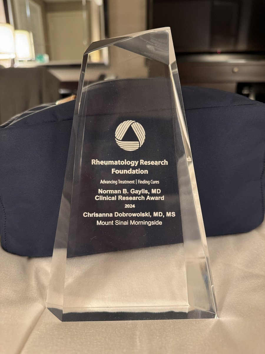 Very proud of this! A sincere thank you to <a href="/RheumResearch/">Rheumatology Research Foundation</a> Foundation for this award to support our <a href="/MountSinaiNYC/">Mount Sinai Health System</a> Morningside initiative to incorporate Complex Family Planning into our Lupus Program. 
<a href="/AnnieFrisse/">Annie Frisse</a> 
<a href="/DOMSinaiNYC/">Mount Sinai Department of Medicine</a>
