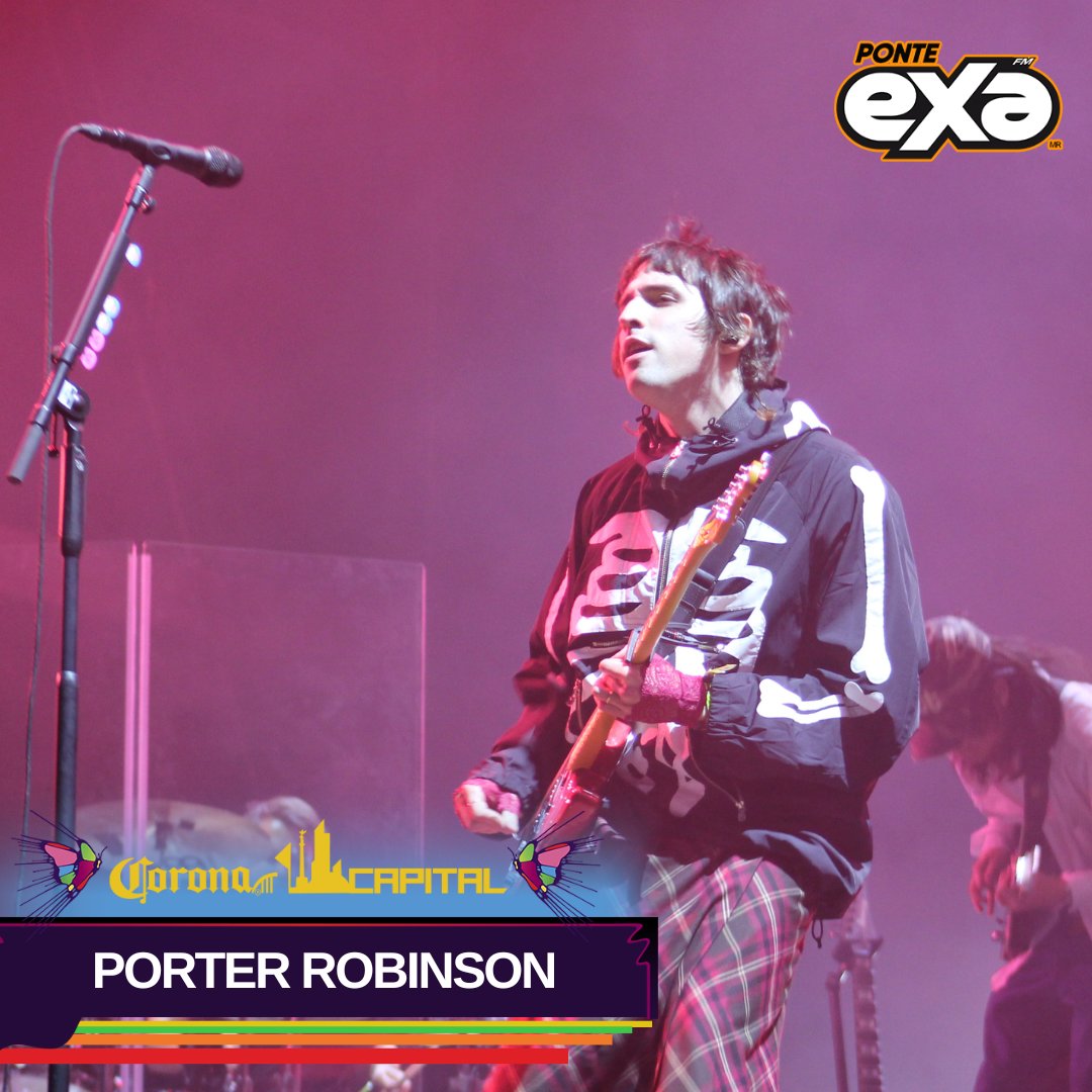 ExaFM's tweet photo. La música no solo se escucha, se vive y se siente 💫🎤 y así es como estamos viviendo en #CCEnExa 😎🫶 en compañía de #PorterRobinson https://t.co/GOokq730b0