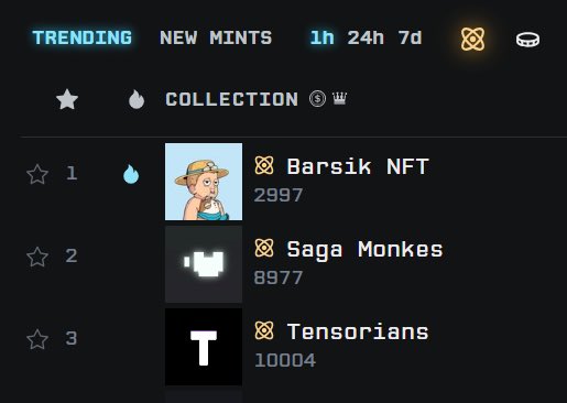 Verification in Tensor is Done ! 👀

Thank you for your patience and support! 

#BarsikNFTs #Solana #NFTCommunity