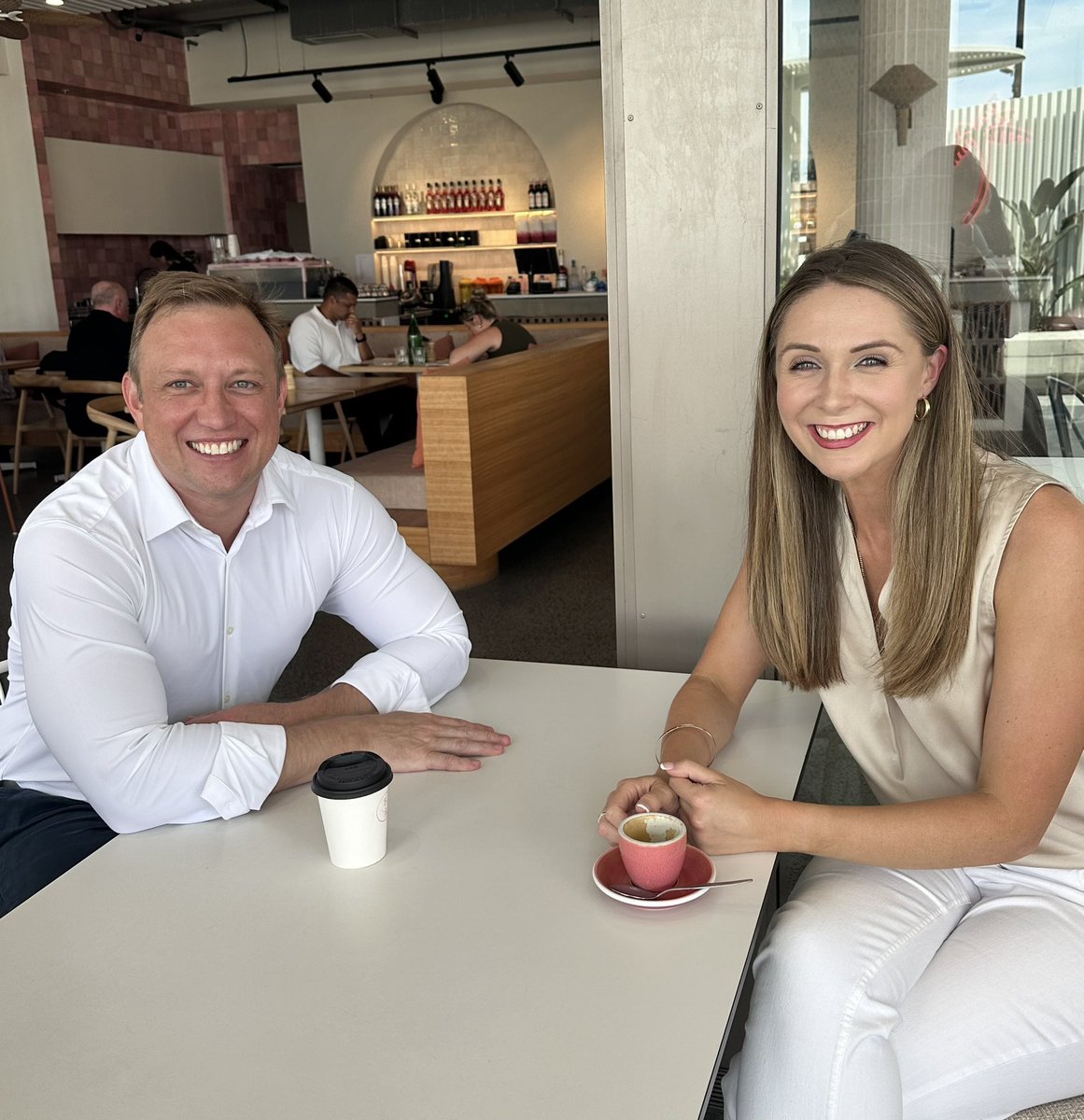 Coffee catchup with <a href="/meaghan_scanlon/">Meaghan Scanlon MP</a> at Laplaya in Surfers Paradise.

If you’re around, please feel free to come up and say hi!