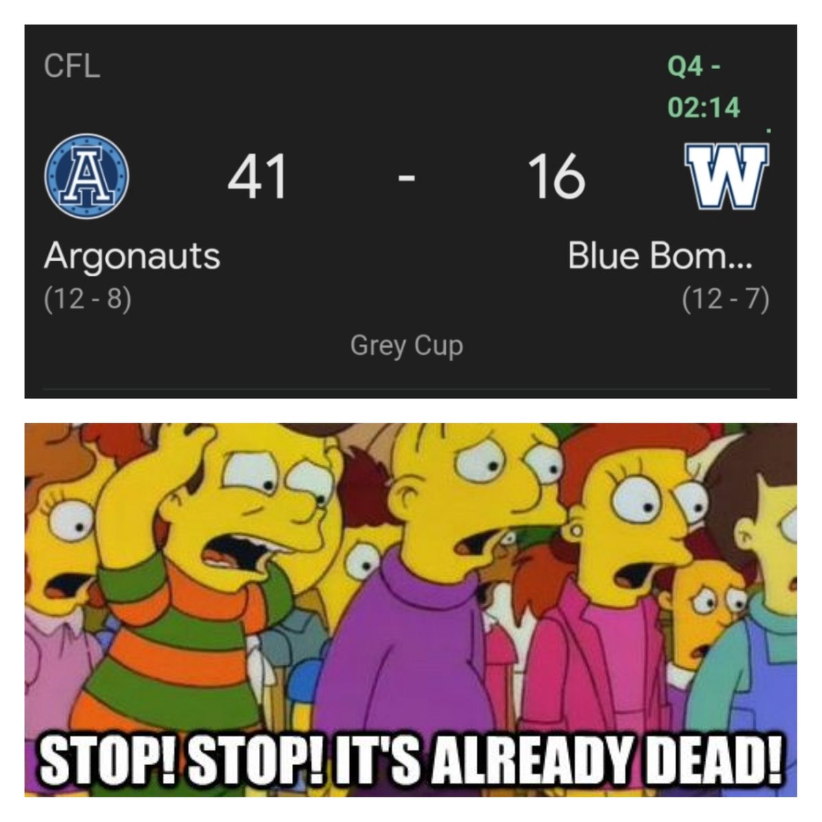 kanitaria's tweet photo. #GreyCup #GreyCup2024 https://t.co/VHnaURPBct