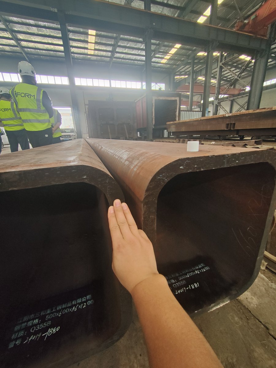 yixinhaisteel's tweet image. ISO,CE,FPC（BC1),CPR Certified Mill,3.2 Mill Test Certificate Big dimensions,Heavy Wall Thickness Hot Finished Rectangular/Square/Circular Hollow Section SHS RHS CHS EN10210 S355J2H+N.#hollowsection #squaretube #squarepipe #structuresteel #en10210 #EN10219 #s355j2h #AS1163 #C350