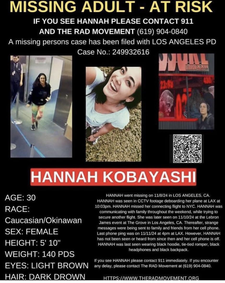 LucysGorge's tweet photo. @elonmusk plz repost 
Maui woman missing from LAX since last Friday https://t.co/EiuccK93A3