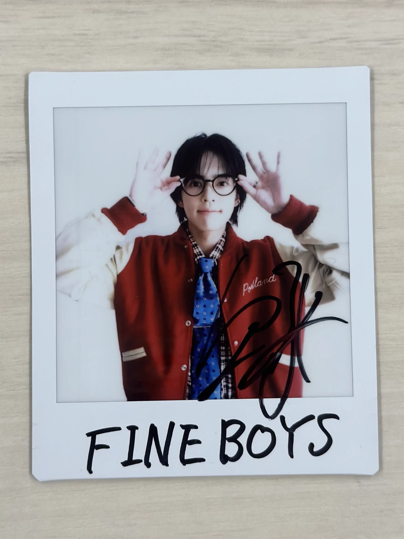 奥野壮 サイン入りチェキ FINEBOYS on X: 
