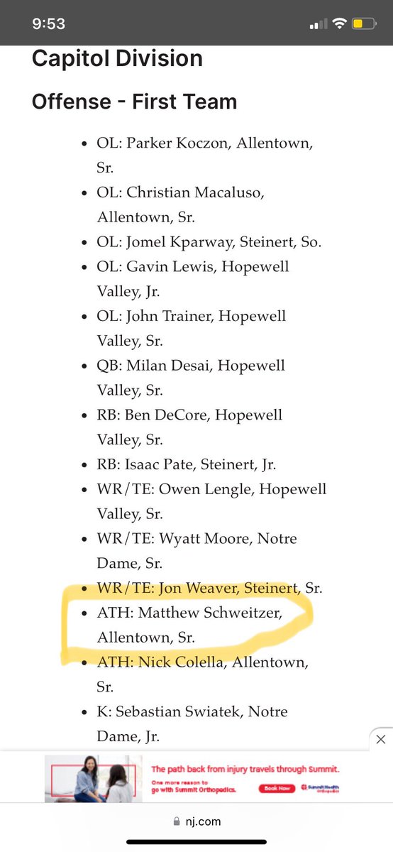 Thankful to be named first team all conference offensive Athlete!💪<a href="/Coach_Lach/">Andrew Lachenmayer</a> <a href="/AhsRedbird/">AHSRedbirdFootball</a>
