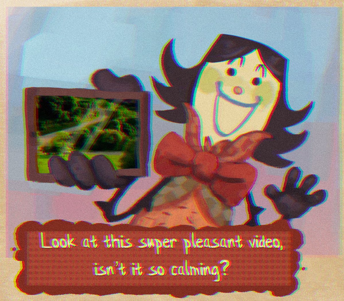 Desashtre's tweet photo. I bet cobigail would love those old jumpscare thingies #greatgodgrove https://t.co/al0M1UHxLC