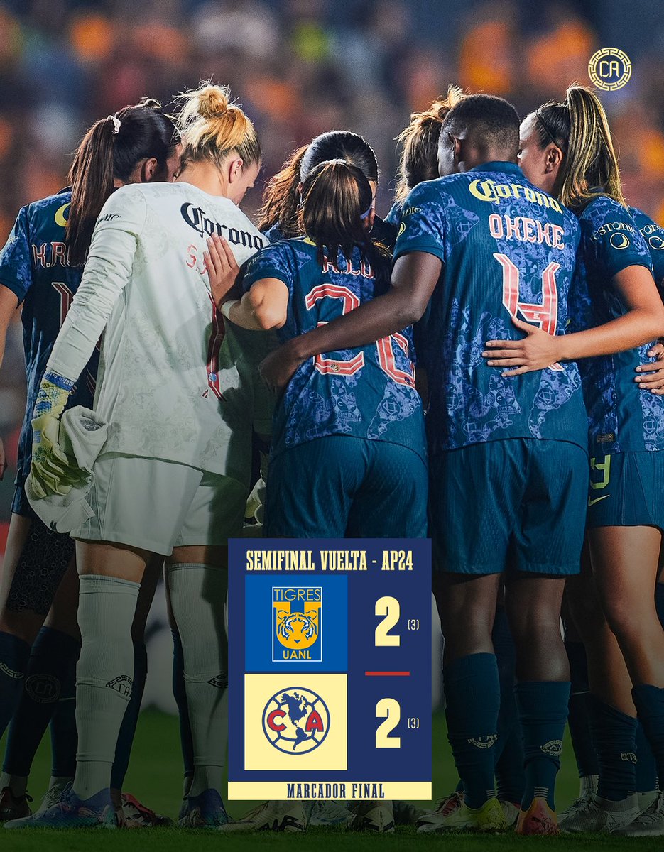 AmericaFemenil's tweet photo. 𝐌𝐚𝐫𝐜𝐚𝐝𝐨𝐫 𝐅𝐢𝐧𝐚𝐥. https://t.co/Ky9LrheC48