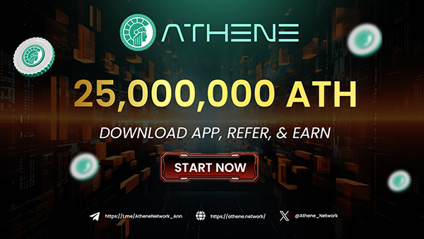 ✅ 25M ATH For Newcomers And Referrals!

🪙 We’re excited to announce that 10 million ATH (blog.athene.network/10000000-ath-f…) have been successfully distributed to 100,000 new users. 

😮 And this is just the beginning! We’re launching a 25 million ATH (blog.athene.network/25000000-ath-f…) reward