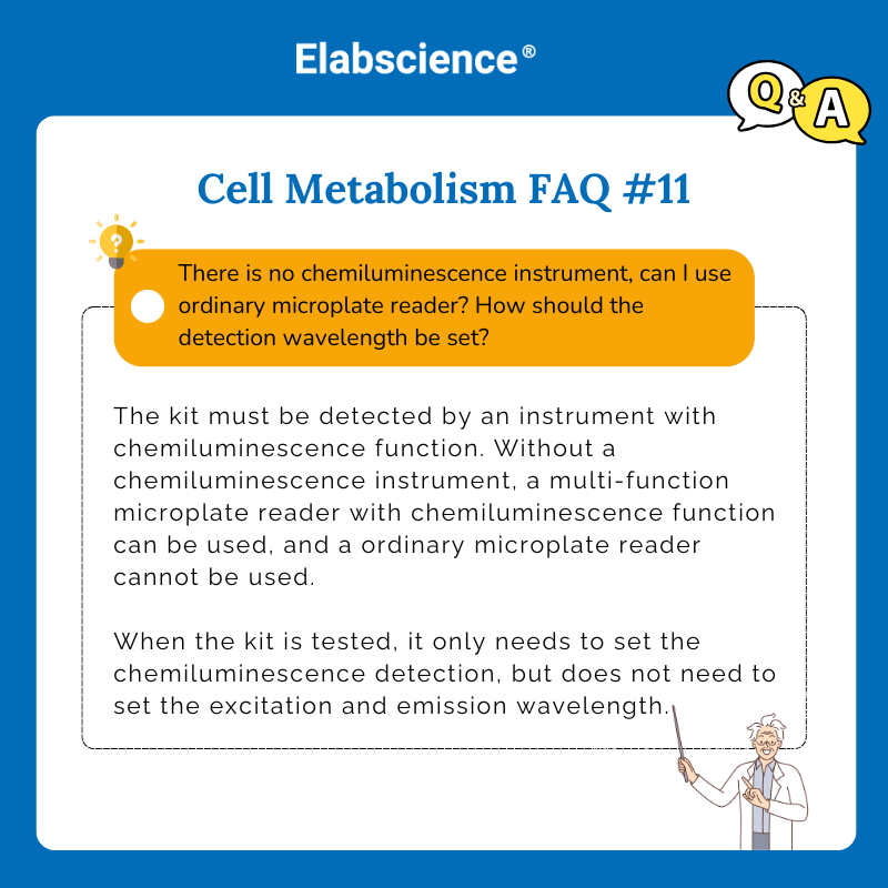 Elabscience_bio's tweet image. 𝐂𝐞𝐥𝐥 𝐌𝐞𝐭𝐚𝐛𝐨𝐥𝐢𝐬𝐦 𝐅𝐀𝐐 #𝟏𝟏
🔬There is no chemiluminescence instrument, can I use ordinary microplate reader? How should the detection wavelength be set?
elabscience.com/resources/cell…

#CellMetabolism #CellDetection #CellFunction #MicroplateReader