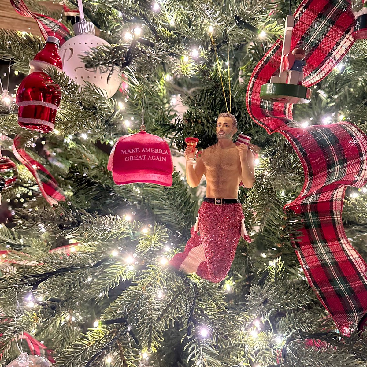 AccordingToJake's tweet image. Gay MAGA Christmas.