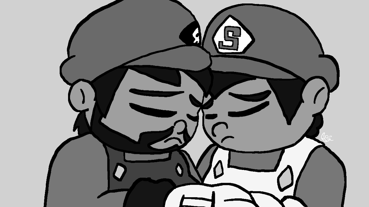 That one scene from Mario virus (it was cute)

#smg4 #smg34 #smg4fanart