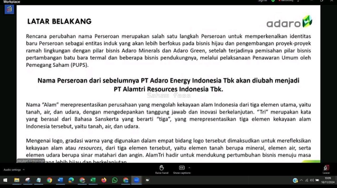 Saham_fess's tweet photo. Shm! Nama baru $ADRO https://t.co/kAcKYsj0t7