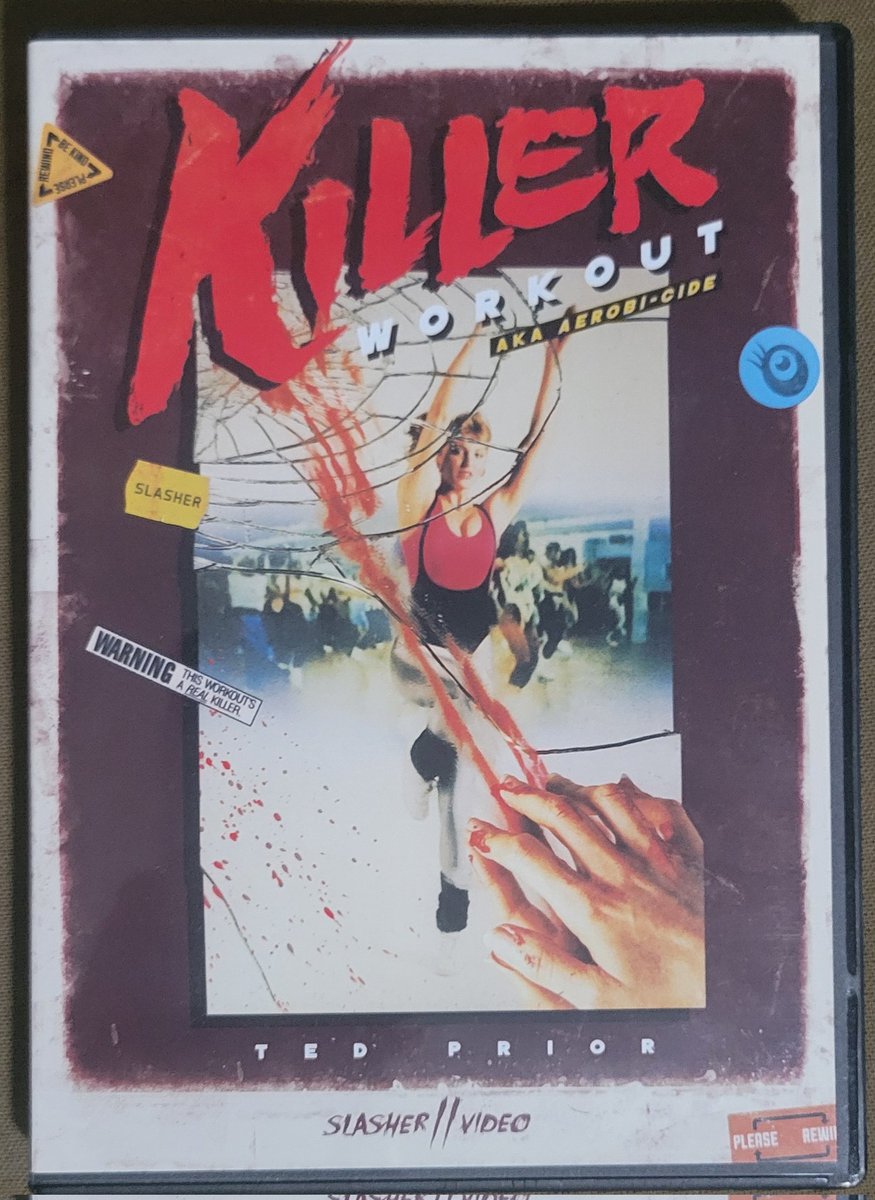 GandgTheater's tweet photo. Now watching #KillerWorkout AKA #Aerobicide. The killer's murder weapon is... a giant safety pin? https://t.co/cpXojQhIxT
