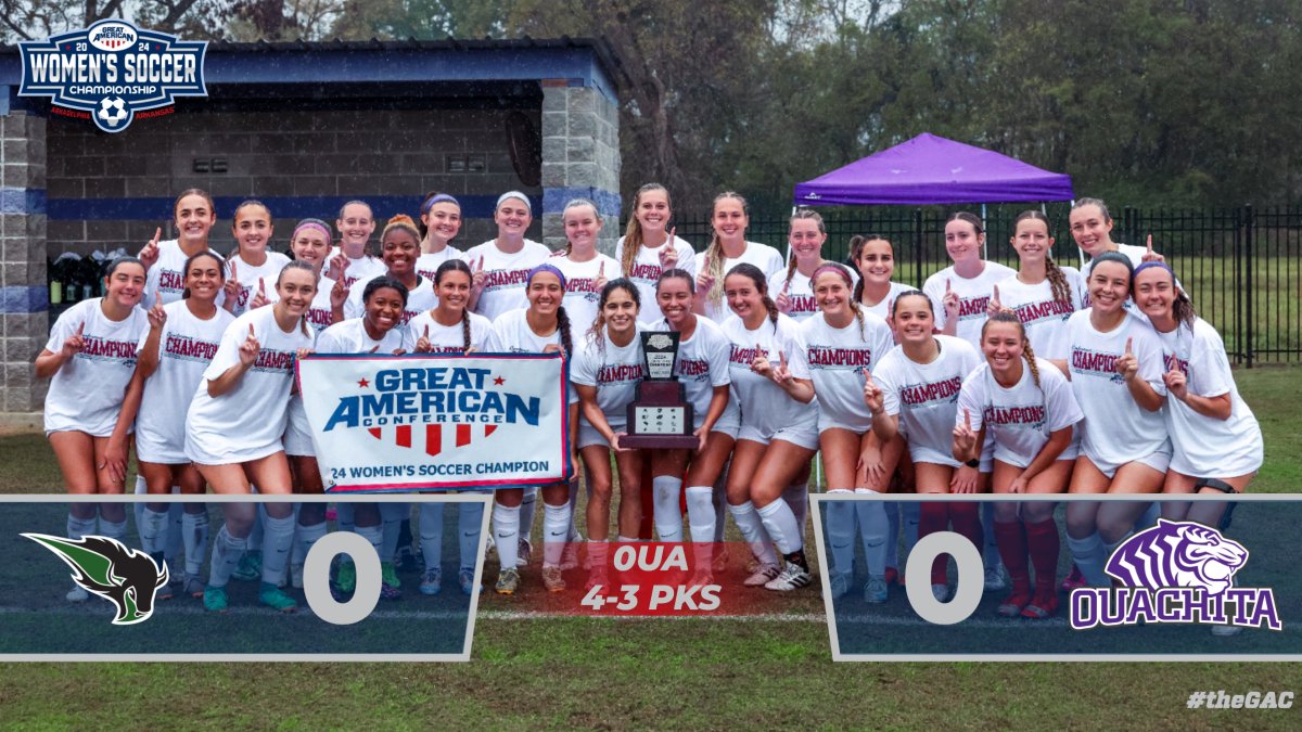 OUACHITA BAPTIST REPEATS AS #theGAC WOMEN’S SOCCER CHAMPIONS - greatamericanconference.com/news/2024/11/1…