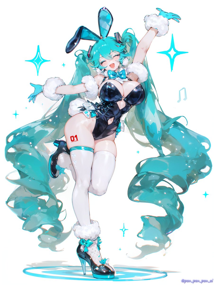 pon_pon_pon_ai's tweet photo. ＃初音ミク　バニーミクさん https://t.co/Y790gmPz8F