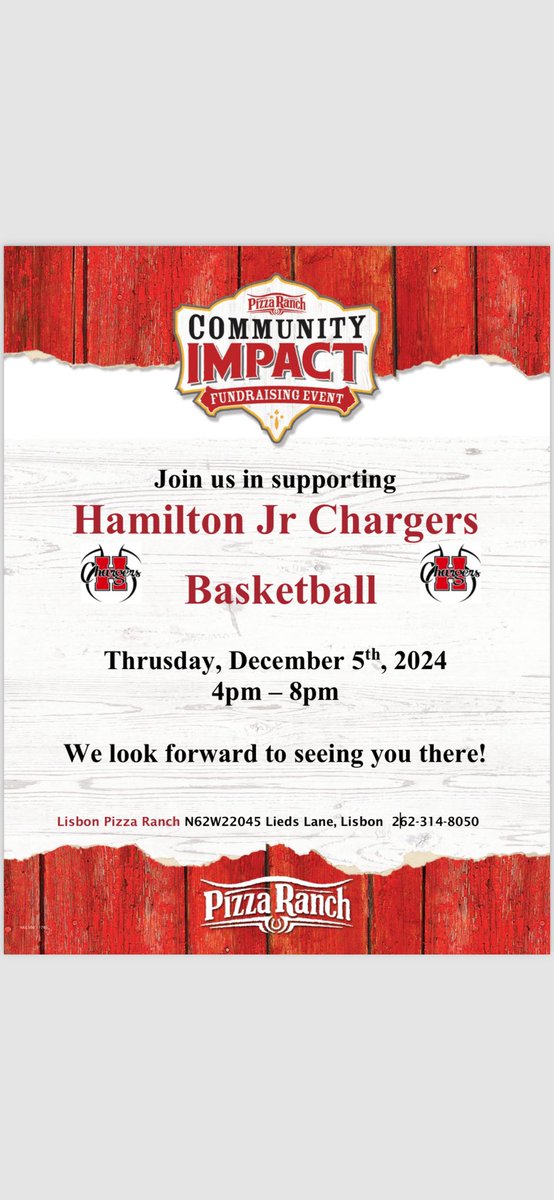 Get some pizza and help the Chargers!