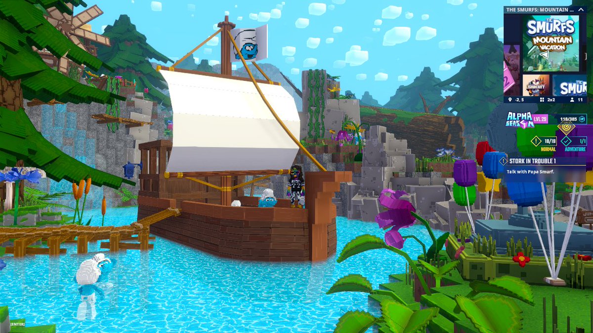 Ahoy, mateys! Found the Pirate's Boat in Mountain Expedition in <a href="/TheSandboxGame/">The Sandbox</a>. Who's up for a virtual treasure hunt? ☠️🏴‍☠️ register-landings.sandbox.game/alphaseason4-s… #TheSandbox #AlphaSeason4 #AS4SocialChallenge