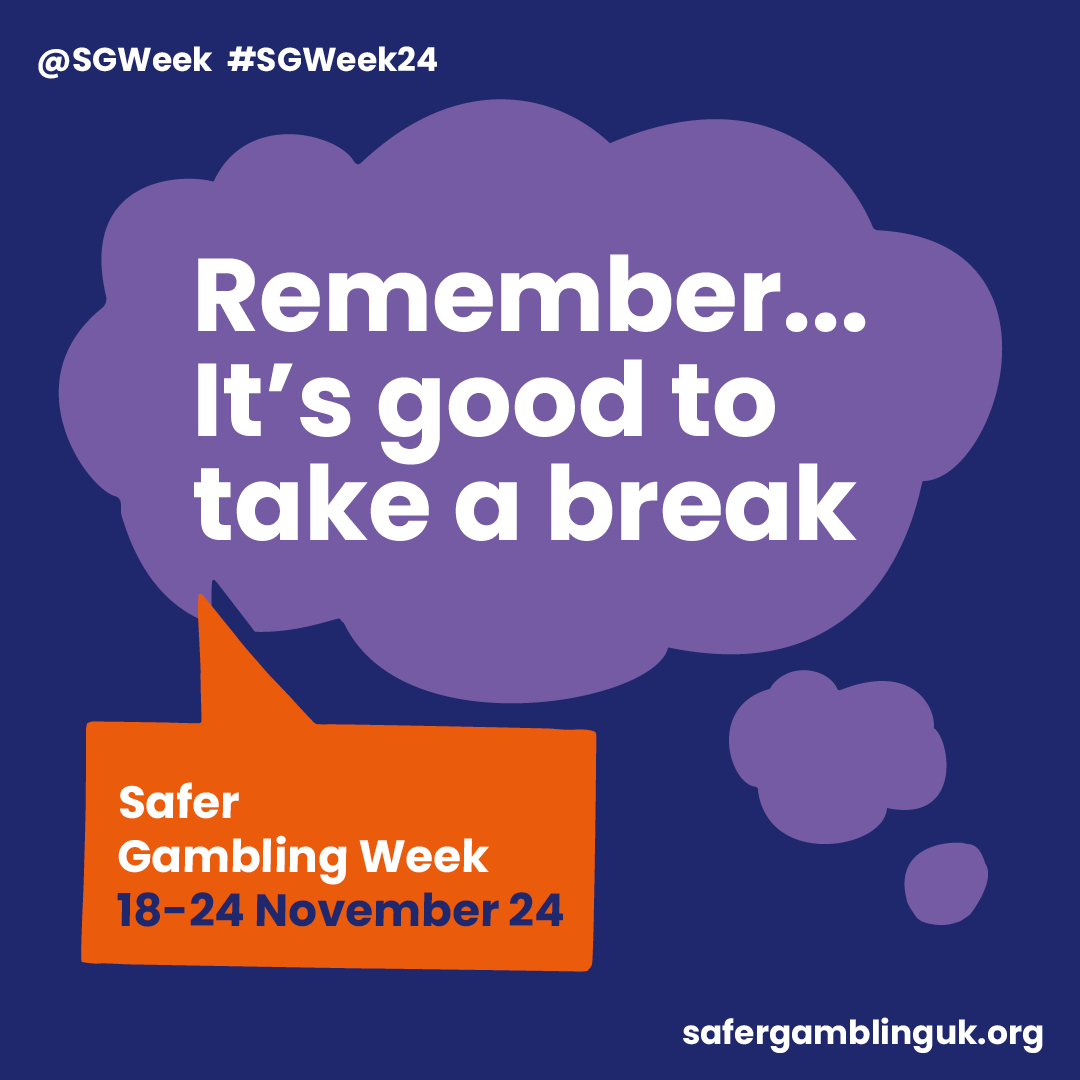 It's important to take breaks from gambling, regardless of if you're concerned about your activity.

If you need to self-exclude, you can contact our customer support.

You can call the National Gambling Helpline on 0808 8020 133 if you need advice or support.