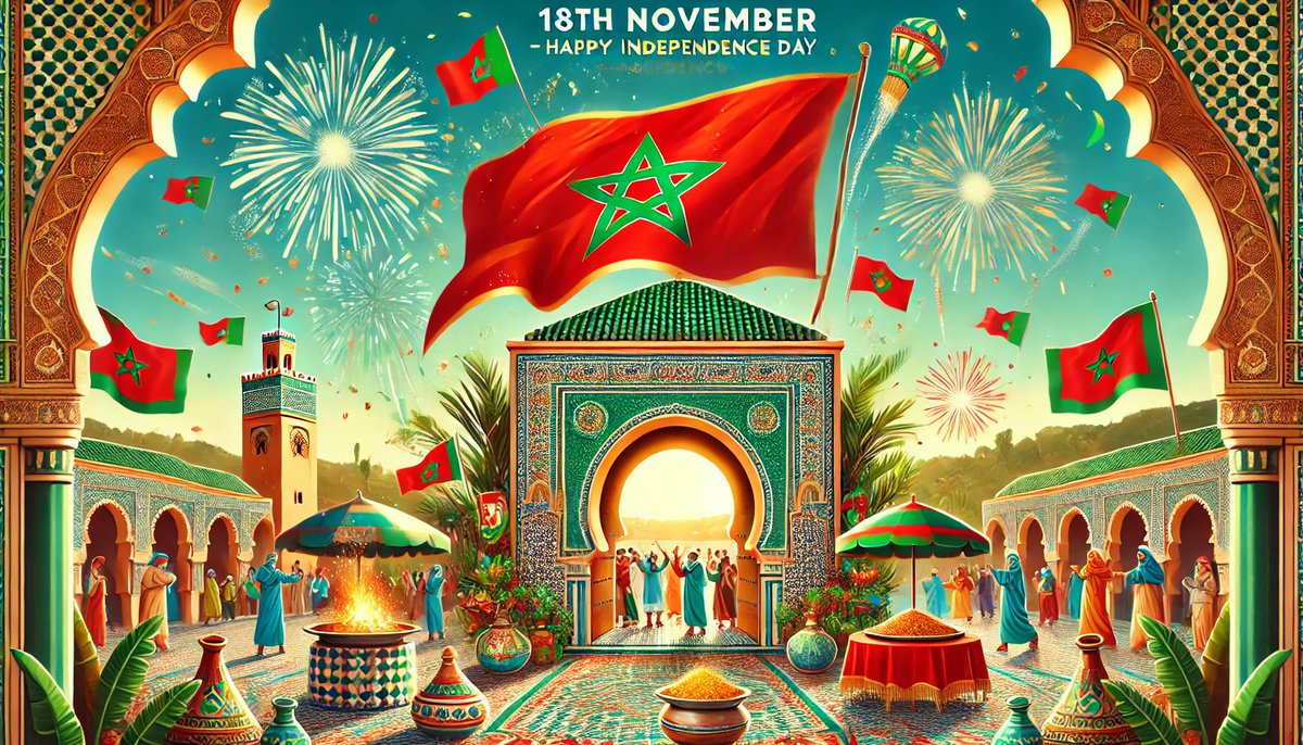 lughayangu's tweet photo. Happy Independence Day, Morocco! 🇲🇦 https://t.co/8r041hTIRm