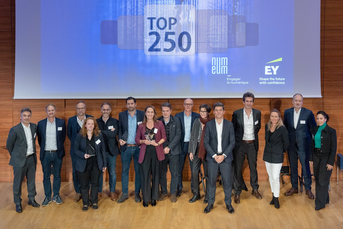 Bravo aux lauréats 2024 du Top 250 des éditeurs de logiciels🇫🇷 réalisé avec <a href="/EYFrance/">EY France</a> 
▫️ Trophée  Croissance SaaS : Positive
▫️ Trophée 2024 International : Braincube
▫️ Trophée 2024 Innovation : HarfangLab
▫️ Trophée 2024 Prix du Jury : ChapsVision