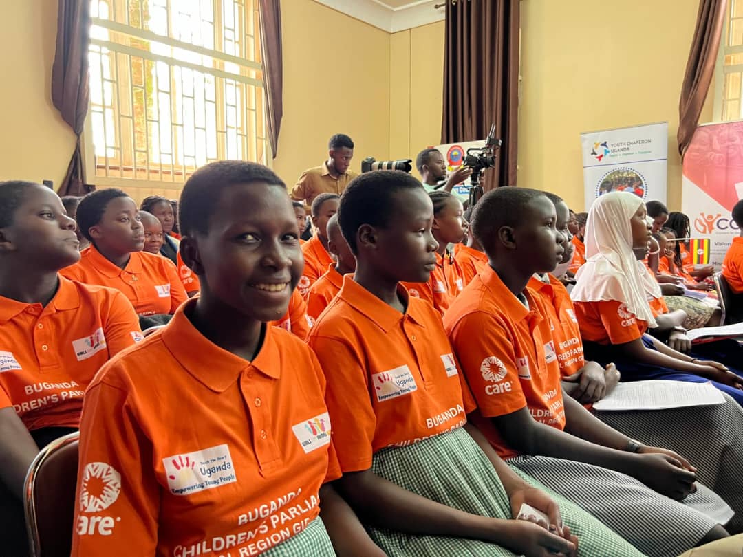 Happening now! Buganda Children's Parliament at the Central region #GirlSummitUg engaging cultural leaders to end child marriage. We're not speaking for the girls; the girls are speaking to the leaders. Collectively with <a href="/touch_uganda/">Touch the Heart Uganda</a>  <a href="/GNB_Uganda/">Girls Not Brides Uganda 🇺🇬</a> we're driving positive change