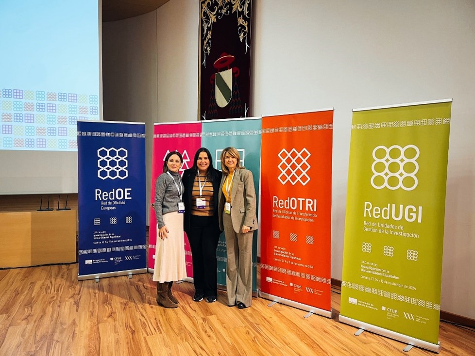 UExDivulga's tweet photo. 🌍#MAS_UEx en Europa. La @infouex participó en las XXX Jornadas de I+D+i @CrueUniversidad celebradas en la @uclm_es del 13 al 15 de noviembre.
💎Desde la #RedOE, se presentaron las actividades de las Oficinas de Proyectos Europeos (OPEs), destacando su importancia para la promoción de la internacionalización.