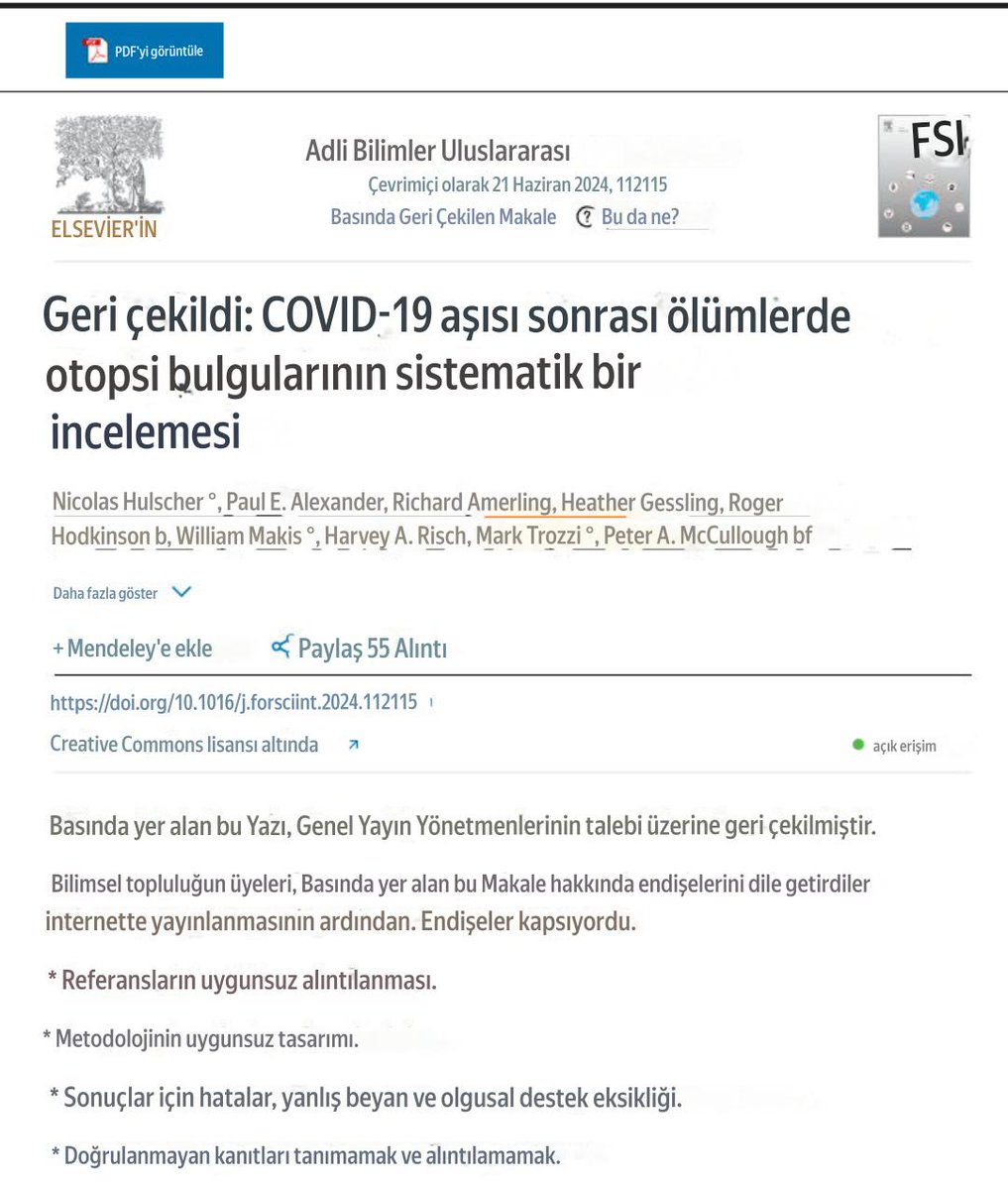 somakhand's tweet photo. #suddenlydead
#anidenöldü
SON DAKİKA HABERİ: DÜNYADAKİ EN SANSÜRLÜ makale - Lancet'in Sansürlediği "ANİ ÖLÜM" COVID-19 Aşısı Otopsi Makalesi hakem denetiminden geçti ve yayımlandı!!
Lancet ve Elsevier Dergisi'nin son dakikada bu makaleyi yayından kaldırmasıyla birlikte iki yıl+ https://t.co/bizLPVFD5u