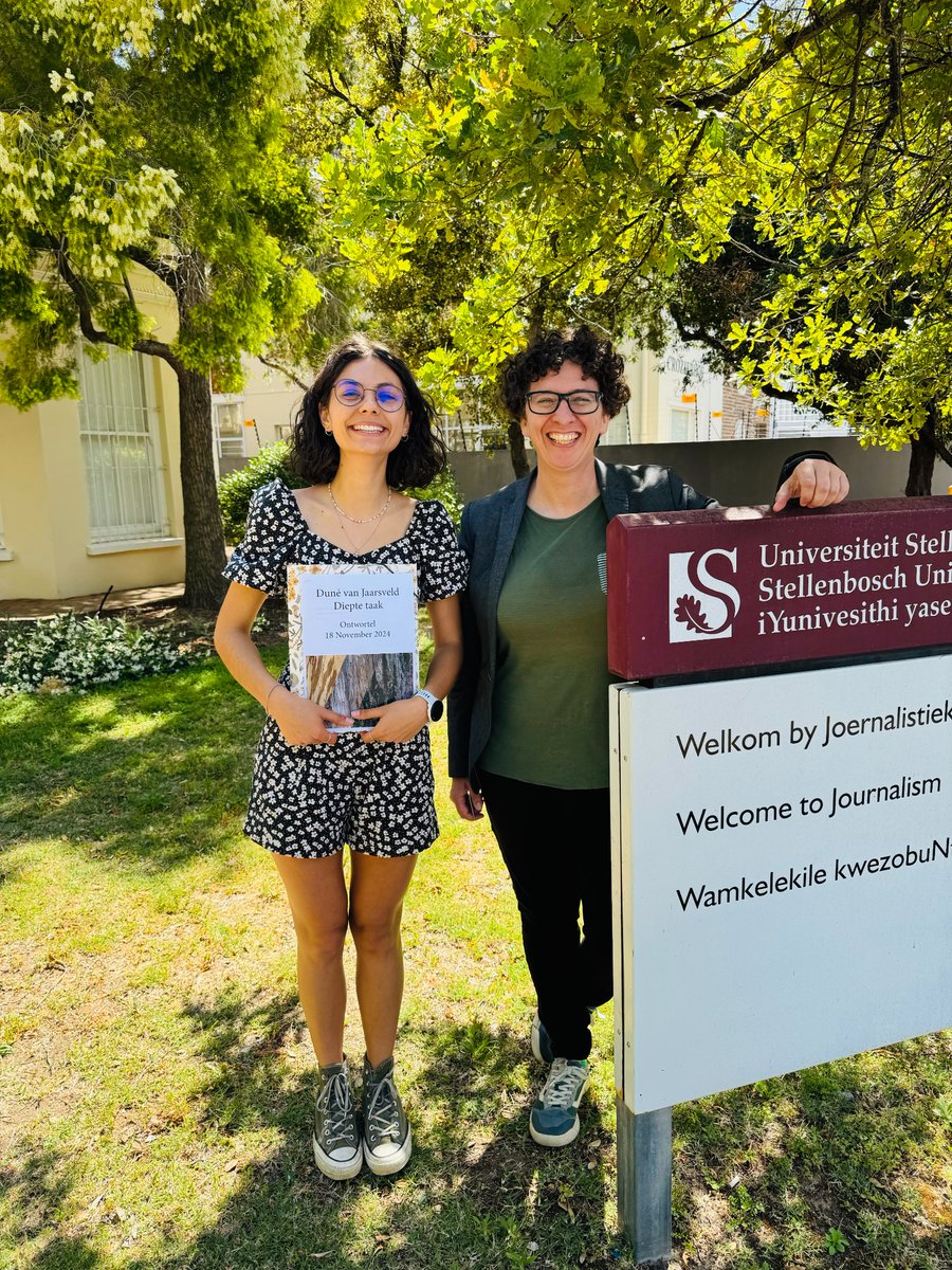 StelliesJourn's tweet image. It’s that time of year: the submission of the final (and often dreaded) in-depth project! Up next: Dune

Here’s Dune with her mentor and lecturer, Anneli Groenewald
#InDepthProject #FinalSubmissionDay

33m
