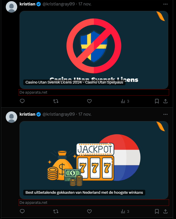 WoodsDolls's tweet photo. Exemple de comptes Twitter pour du social sharing #techopedia
https://t.co/O8yCxsTwwe
Qui a dit qu'il n'y avait que le relinking & le trafic pour booster un parasite, un NDD expi ou simplement une URL ? :) https://t.co/vw47YguESN