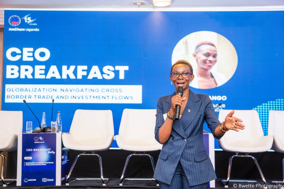 capitalonegrp's tweet photo. The event was sponsored @AMICOR Group #CEOBreakfast #GlobalBusiness #Networking #Leadership #EmergingMarkets #KampalaEvents #AmChamUg https://t.co/ChcthhI8BE