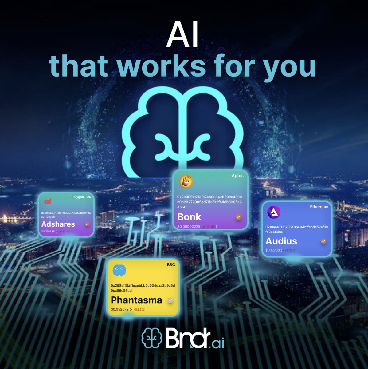 Bndr.AI (@bndr_ai_) on Twitter photo 💡 AI That Works For You!
With every swipe, Bndr.ai learns more about your preferences, bringing you closer to the most relevant Web3 projects. Let AI tailor your experience! 🚀🤖 💡 AI That Works For You!
With every swipe, Bndr.ai learns more about your preferences, bringing you closer to the most relevant Web3 projects. Let AI tailor your experience! 🚀🤖
