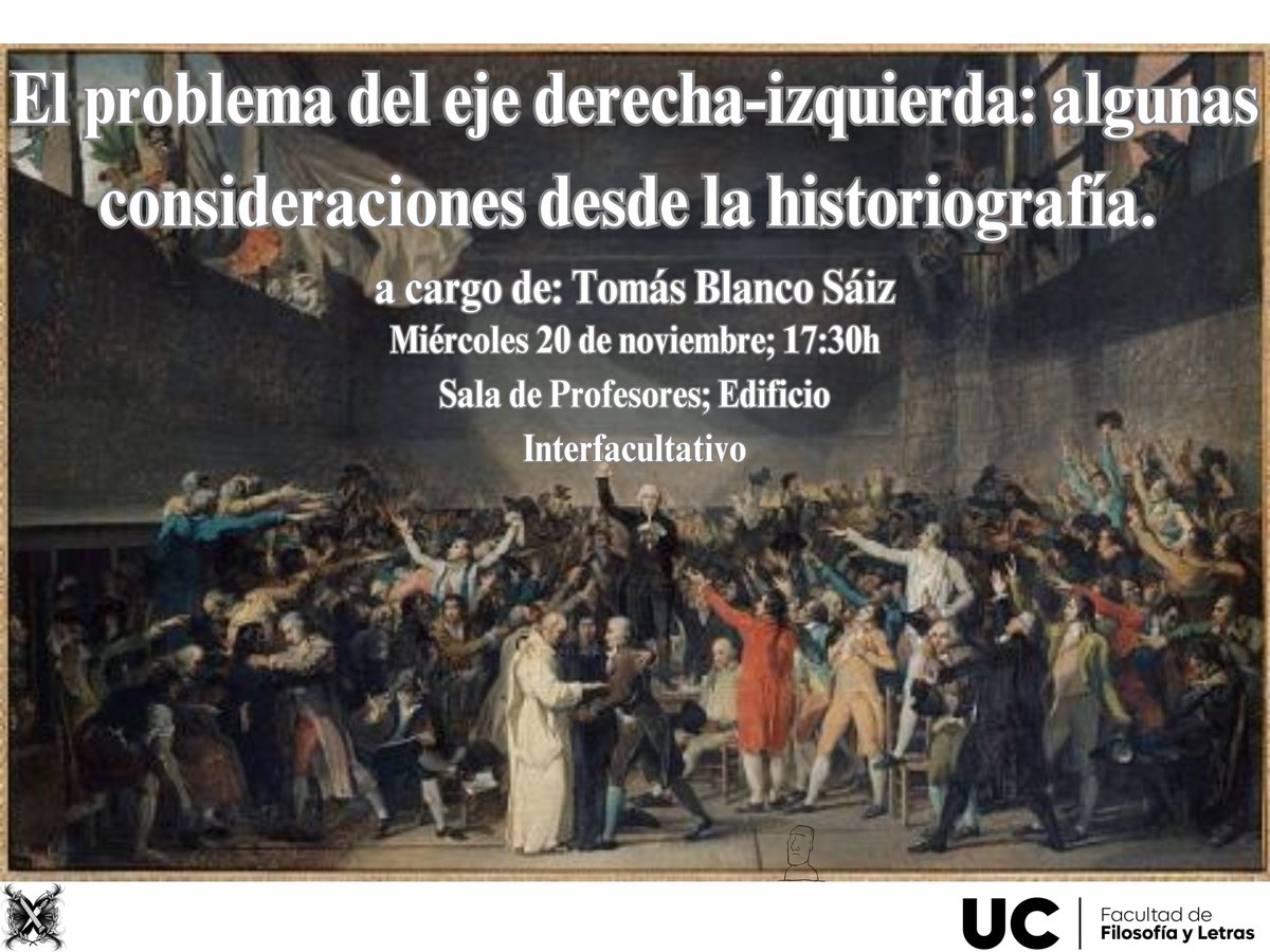 ¡El último Miércoles Cultural de este cuatrimeste!
En la Sala de Profesores del Edificio Interfacultativo, este miércoles a las 17:30h a cargo de Tomás Blanco Sáiz. 
Os esperamos!!!!