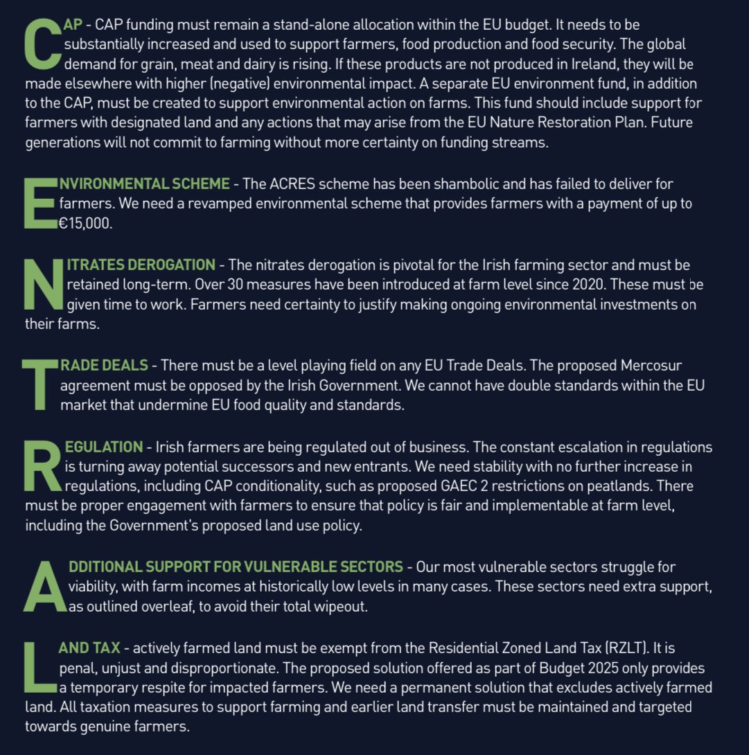 These are IFA’s CENTRAL asks for the election. Have them handy when any election candidate calls to your door.