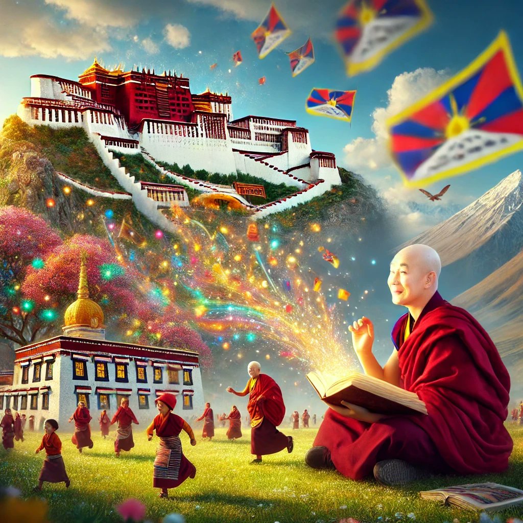 They stole the land, silenced the language, and tried to crush the soul. But guess what?
Tibet is still here! Stronger, Louder, and Unbreakable.

You can't erase a spirit as vast as the Himalayas.

#TibetWillRise #FreeTibet #Unstoppable