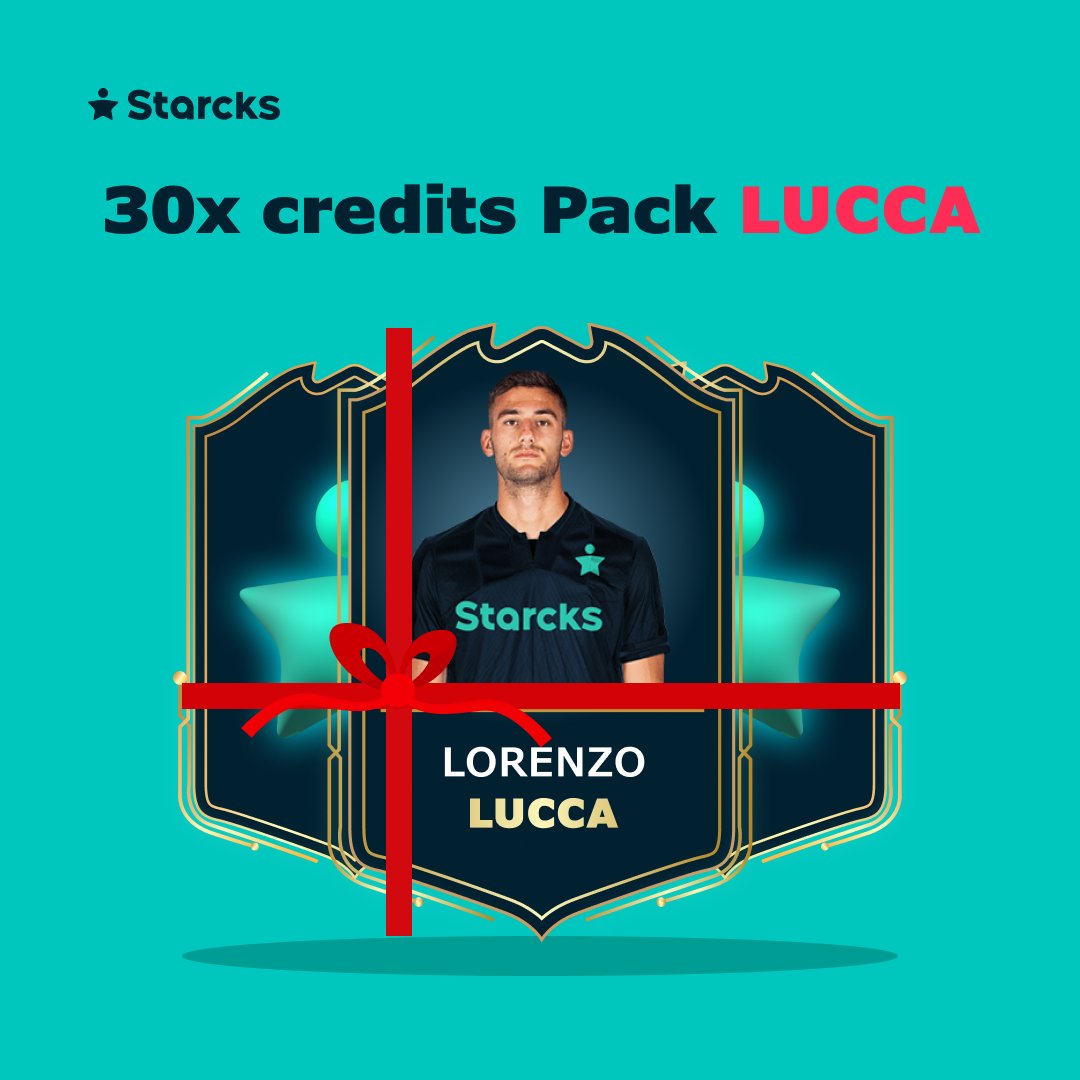 🎁 Starting at 8:00 PM tomorrow, Tuesday 19/11, 30 #Lucca credits packs will be available in the store with the following details: 

- Availability: 30x 
- Price: 50,000 credits 
- Token: 10,000 per pack 
- Max 2 Packs

➡️ app.starcks.io/en/store/