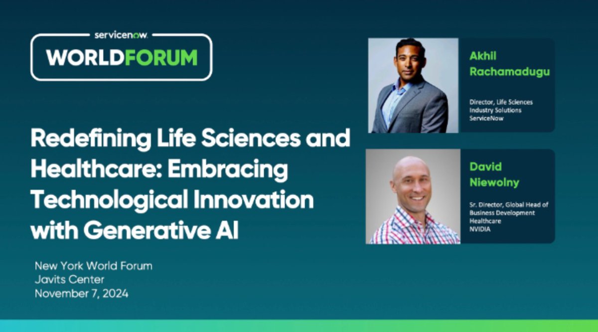 We're excited to launch a partnership with <a href="/nvidia/">NVIDIA</a> in life sciences! Attend #ServiceNowWorldForum and learn how we’re partnering with pharmaceutical and medical device companies to bring world-class laboratory experiences to life. Register: spr.ly/6018sehKK