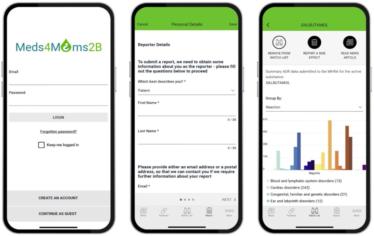 Access to good quality data is essential for assessing #MedicineSafety in #Pregnancy. The Meds4Mums2B app will allow women in the United Kingdom to both report the medicines they use and receive information on medicine safety through the app.

Read more: imi-conception.eu/home-news-deta…