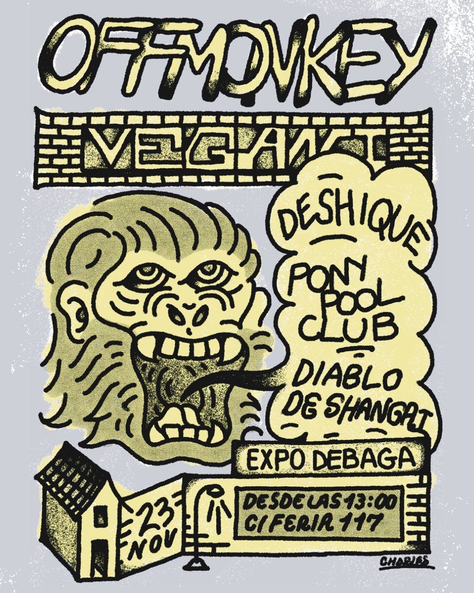 Pony Pool Club (@ponypoolclub) on Twitter photo 🐎 SABADO 23 🐎
Estaremos tocando con nuestros compais <a href="/eldiablodeshaaa/">el diablo de shanghai</a> en el Vegani TOTALMENTE GRATIS! 🚬 Eventillo que hemos organizao con más amiwis para que tengáis buen almuerzo el sábado
A partir de las 13 amenizará el almuerzo deshique y habrá una Expo de Debaga! 🐎 SABADO 23 🐎
Estaremos tocando con nuestros compais <a href="/eldiablodeshaaa/">el diablo de shanghai</a> en el Vegani TOTALMENTE GRATIS! 🚬 Eventillo que hemos organizao con más amiwis para que tengáis buen almuerzo el sábado
A partir de las 13 amenizará el almuerzo deshique y habrá una Expo de Debaga!