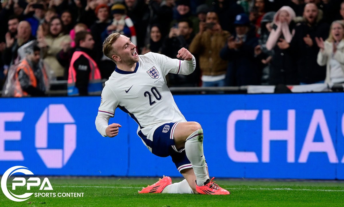 England v Republic of Ireland, UEFA Nations League, Wembley Stadium, 17/11/2024 - Frankie O’Keeffe / <a href="/ppauk/">PPA Sports Content</a>