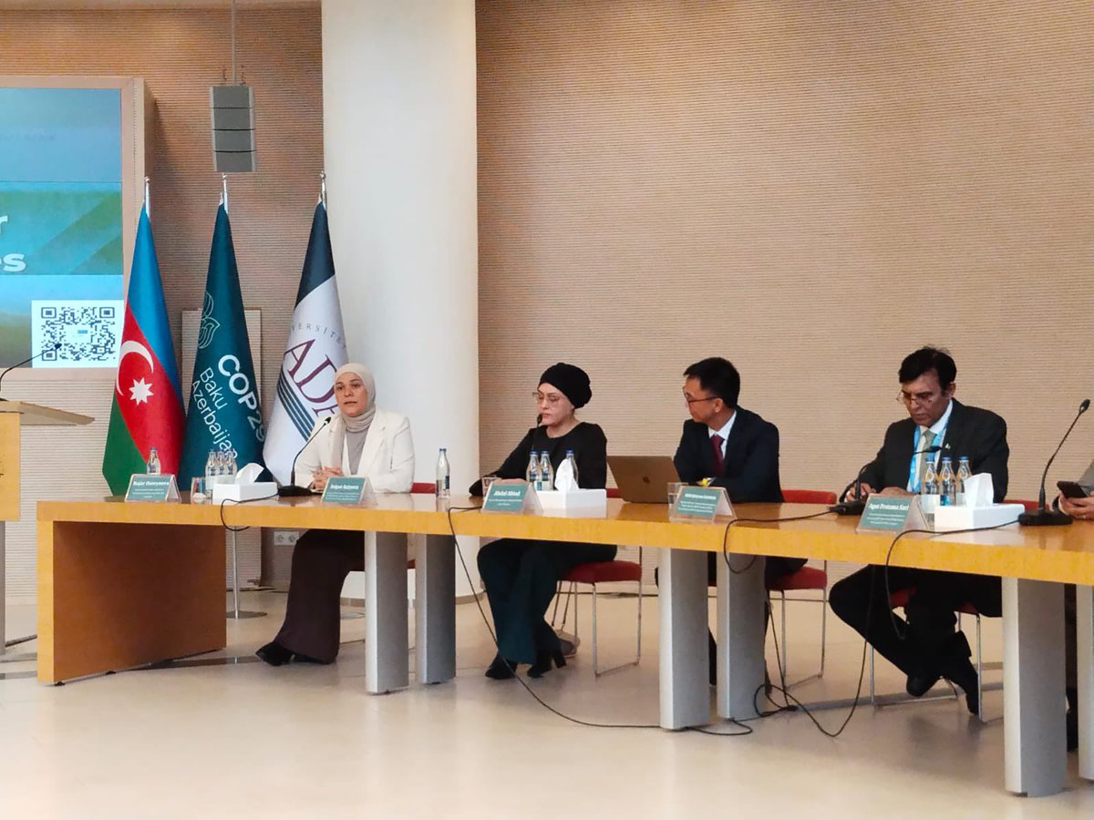 “World needs clear framework for vulnerable countries to access finance for adaptation”
Dr <a href="/Abidsuleri/">Abid Qaiyum Suleri</a> (Executive Director SDPI &amp; Member <a href="/COP29_AZ/">COP29 Azerbaijan</a> International Advisory Committee) 
In his remarks, Dr. Abid Qaiyum Suleri, Executive Director of the Sustainable Development Policy